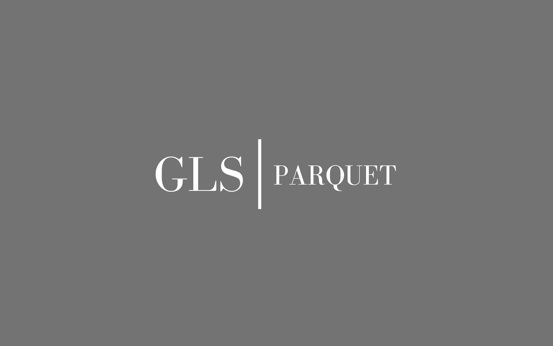 Page d’accueil du site GLS Parquet